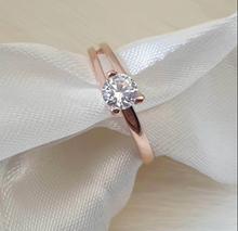 Load image into Gallery viewer, Aliyah Solitaire Engagement Ring