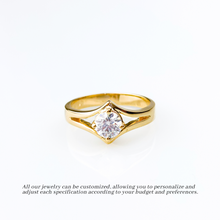 Load image into Gallery viewer, Rome Solitaire Engagement Ring