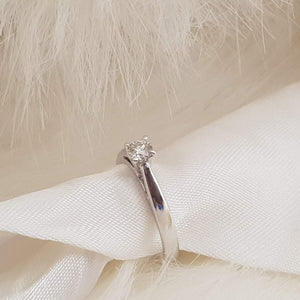 Opel Solitaire Engagement Ring