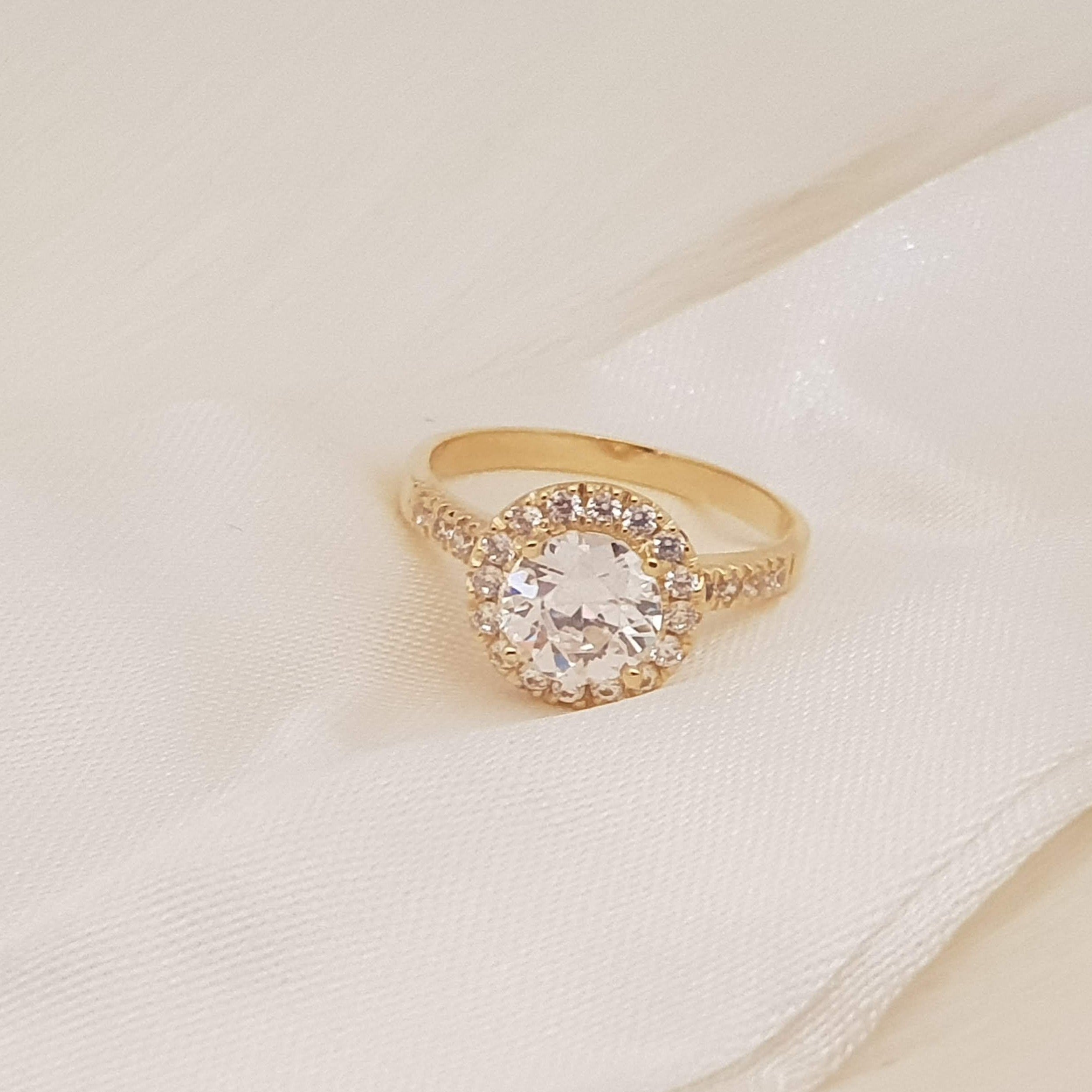 Bernice Halo Engagement Ring