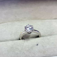 Calix Solitaire Engagement Ring