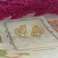 Olive Heart Sale Earrings
