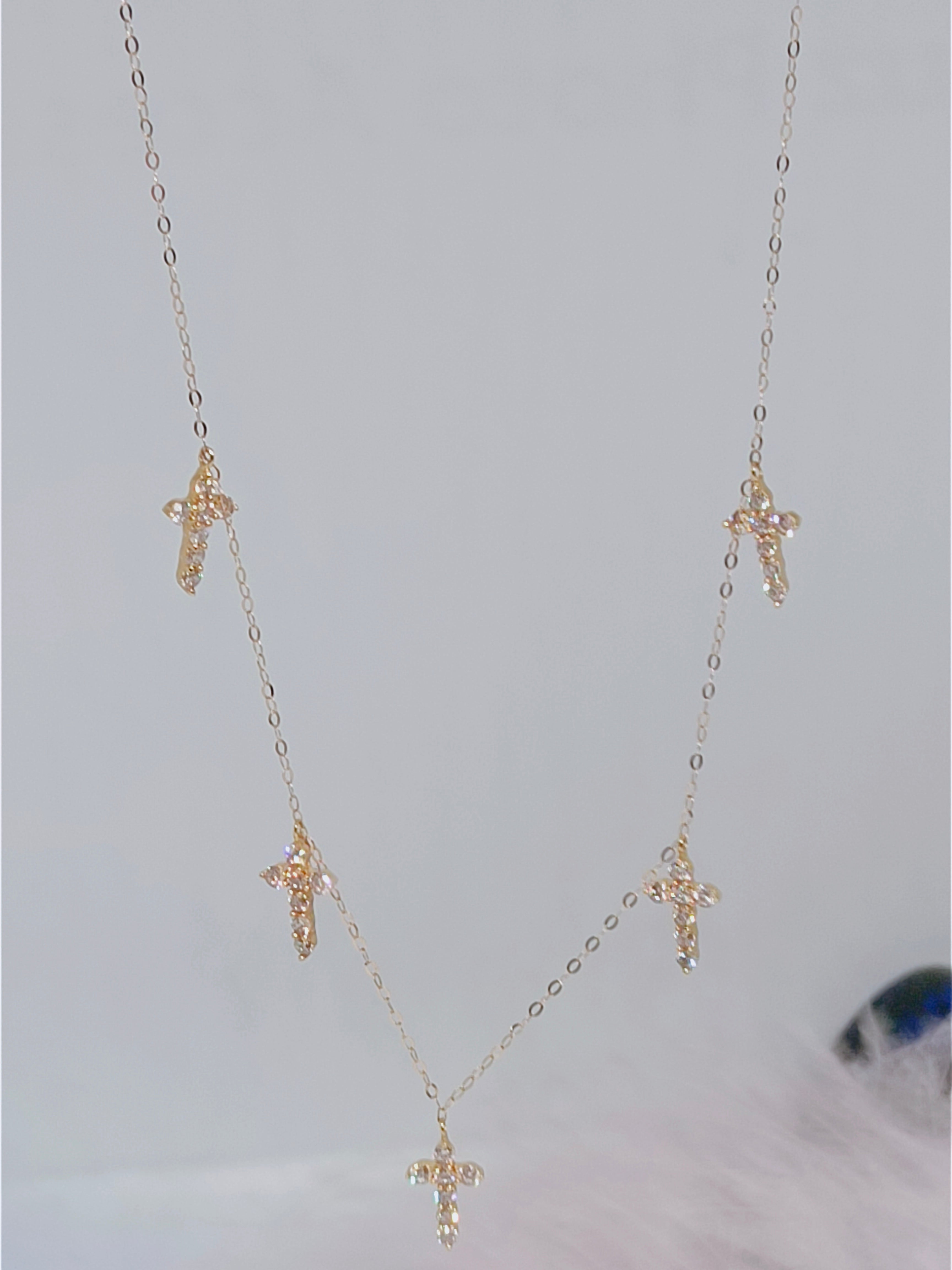 Five Cross Sale Necklace