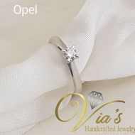 Opel Solitaire Engagement Ring