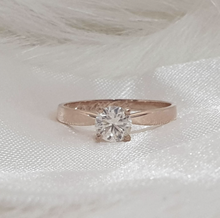 Load image into Gallery viewer, Aaron solitaire engagement ring