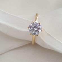 Load image into Gallery viewer, Hosea Solitaire Engagement Ring