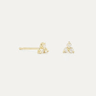 Tina Three Stone Earrings